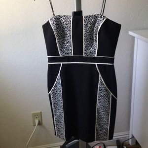 Max and Cleo strapless cocktail dress.